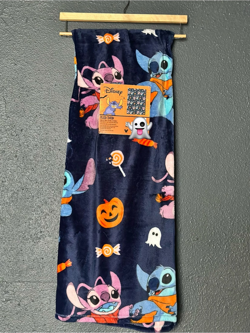 Stitch Halloween Throw blanket